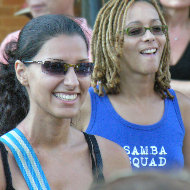 Girls at the Jazz Festival