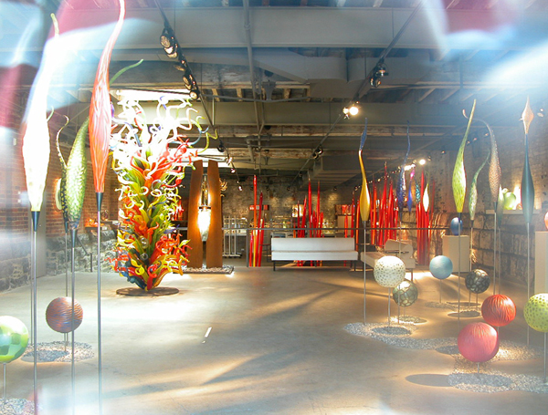 Chihuly blown glass